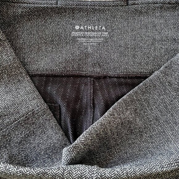 Athleta Delancey herringbone tight, gray, large - Picture 3 of 3